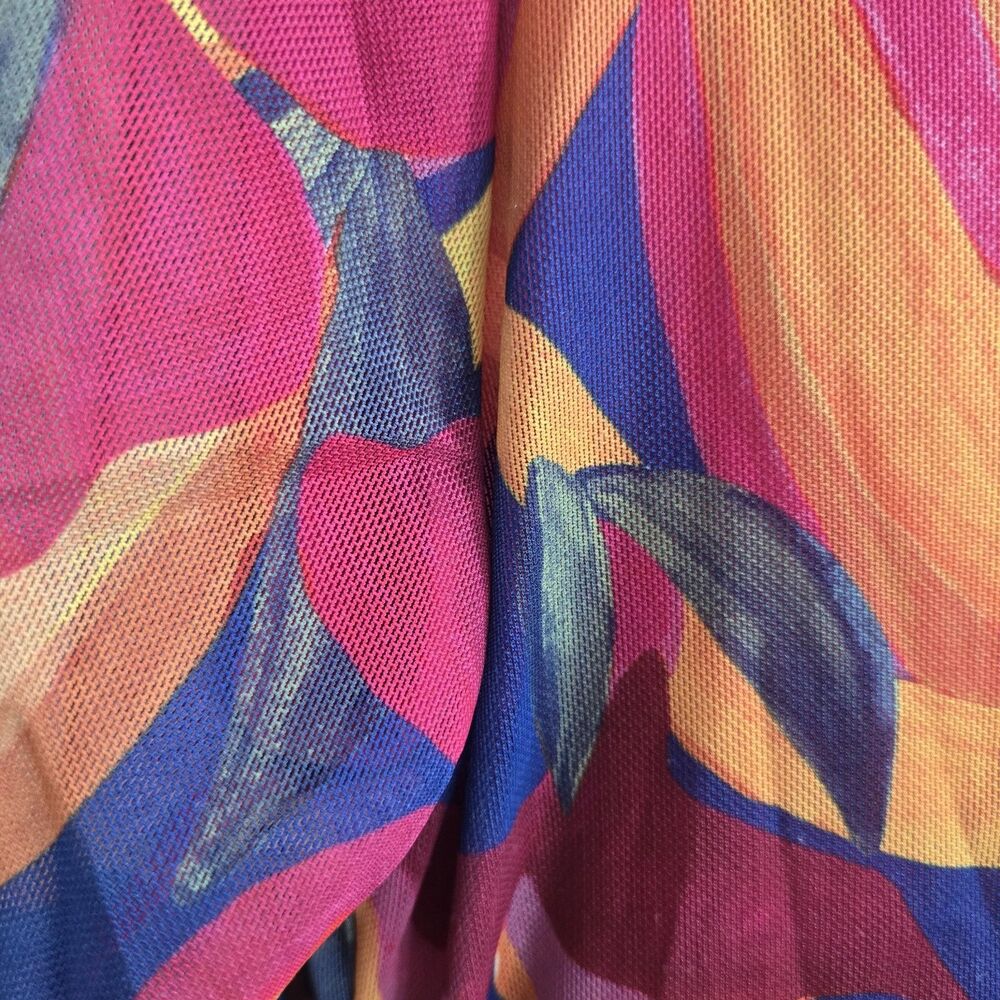 Farm Rio Anthropologie Super Stretchy Lined NWT Bright FloralLong Dress Size XL - Picture 16 of 16
